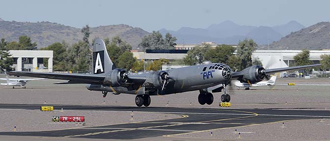 Boeing B-29 Superfortress N529B Fifi, Deer Valley, February 26, 2015